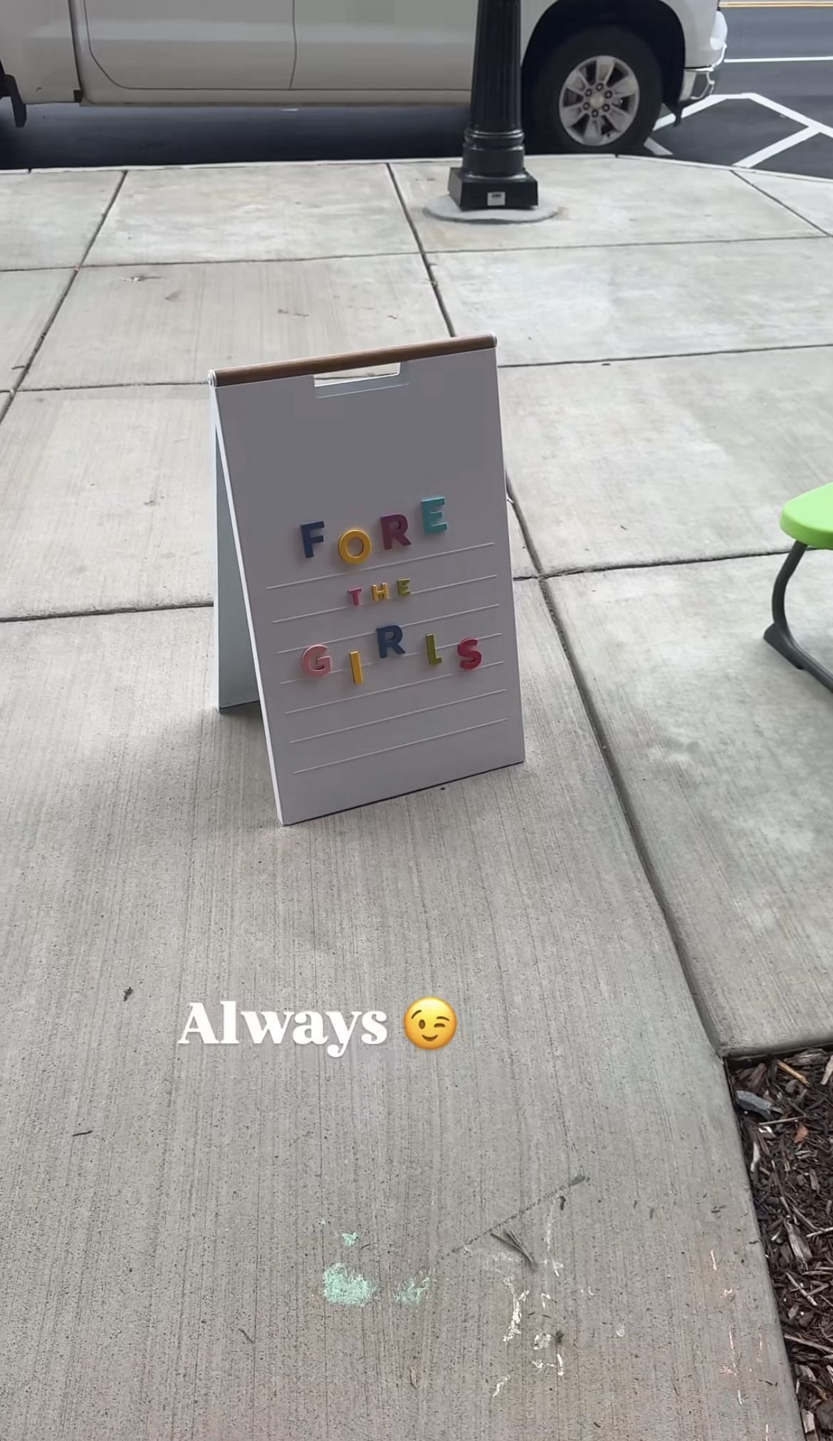 Still taken from Sims’ Instagram Story_Image Source: Instagram/@jenamsims